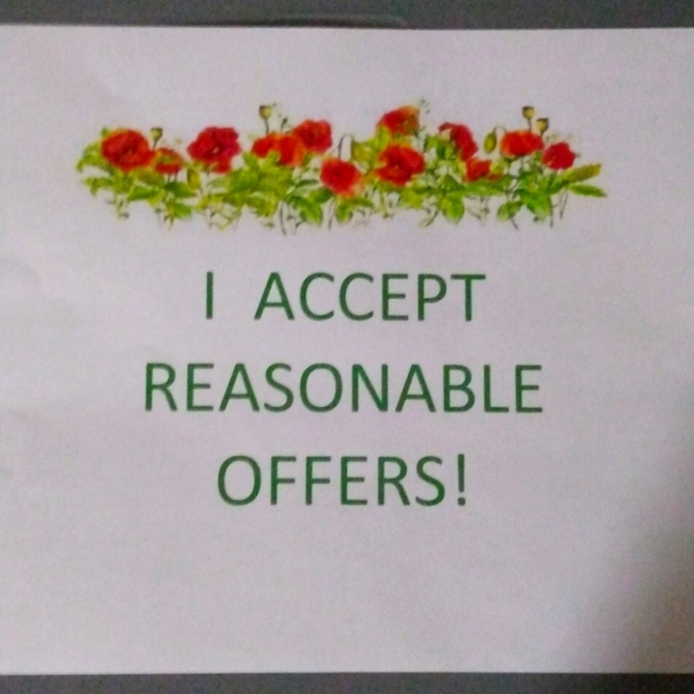 I accept fair offers